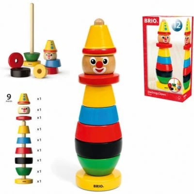 BRIO Stapelspielzeug Clown – Bild 2