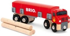 BRIO Holztransporter Mit Magnetladung