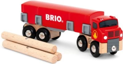 BRIO Holztransporter Mit Magnetladung