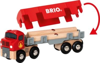 BRIO Holztransporter Mit Magnetladung – Bild 4