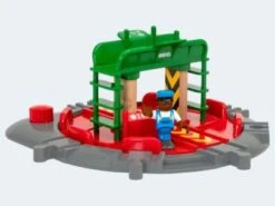 BRIO Lock-Drehscheibe Mit Kontrollbrücke