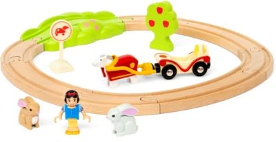 BRIO Disney Princess 32299 Schneewittchen Eisenbahn-Set - Liebevolles Spiel-Set Mit Schneewittchen Und Ihren Tierischen Freunden - Empfohlen Für Kinder Ab 3 Jahren