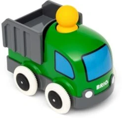 BRIO 30286 Push & Go LKW - Mit Kindgerechter Startfunktion Und Kippbarer Ladefläche - Empfohlen Für Kinder Ab 12 Monaten