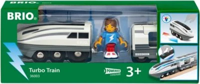 36003 BRIO Turbo-Zug - Batteriebetriebener Spielzeugzug Für Kinder Ab 3 Jahren