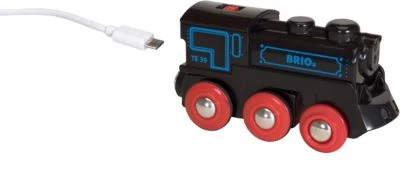 BRIO Schwarze Akku-Lok Mit Mini-USB