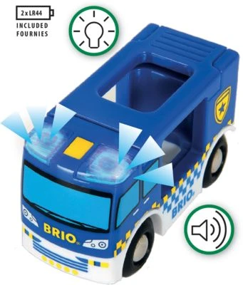 BRIO Polizeiwagen Mit Licht Und Sound – Bild 2