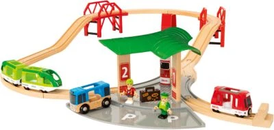 BRIO Reisezug Set Mit Busbahnhof