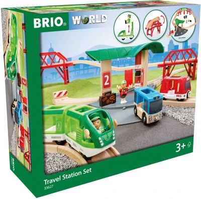 BRIO Reisezug Set Mit Busbahnhof – Bild 3